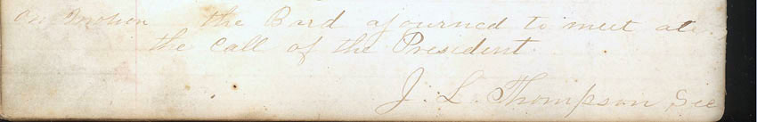 minute book